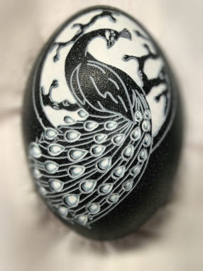 eggshell carving